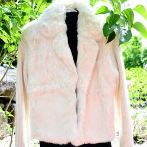 Rabbit Fur Cardigan